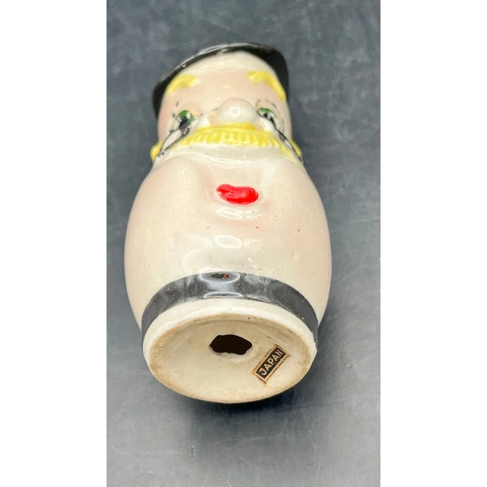 Vtg German Yodeler Herr‎ Zany Happy Man Single Salt Pepper Shaker Japan Decor 4